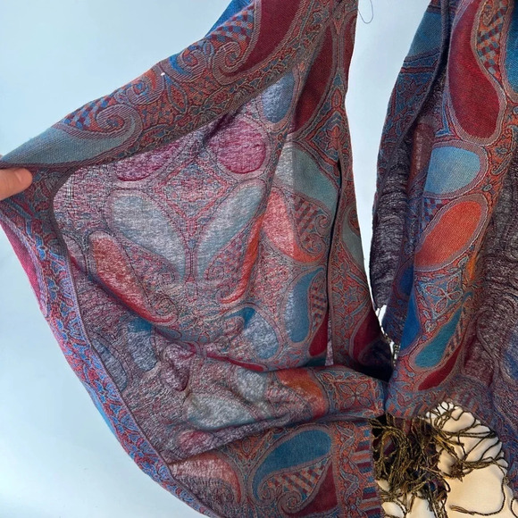 Paisley Wrap Scarf - Picture 2 of 3